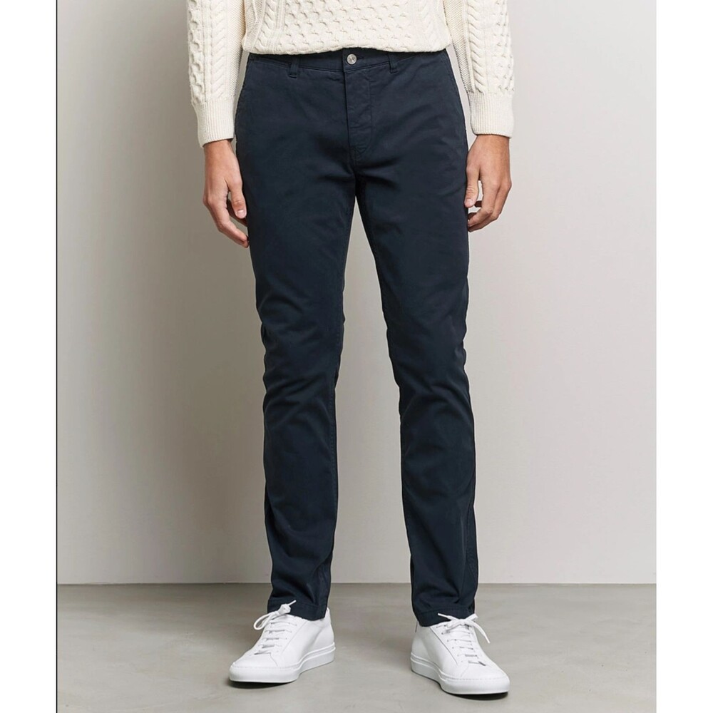 NN07 Pants Mens Size 28x32 Navy Chino Slim Fit Tapered MARCO $220
